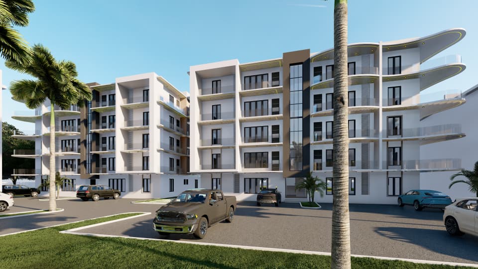 Lapis Lazuli — apartment block, wide view